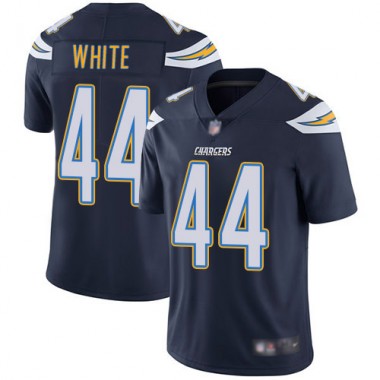 Los Angeles Chargers NFL Football Kyzir White Navy Blue Jersey Men Limited 44 Home Vapor Untouchable